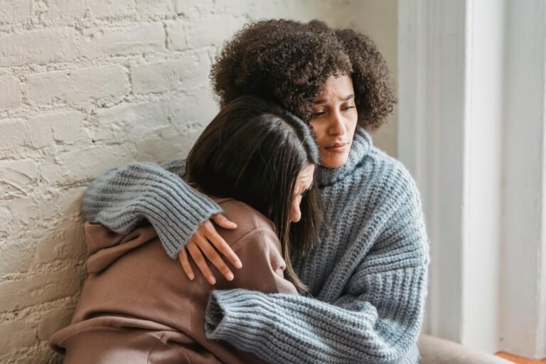Building psychological safety at work — team speaking up in a meeting